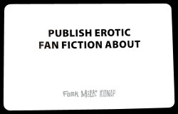 FMK Card - Fan Fiction Meme Template