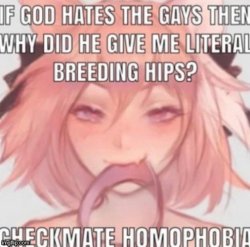 Checkmate homophobia Meme Template