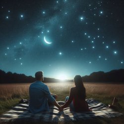 Couple looking at stars Meme Template