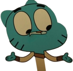 Gumball shocked Meme Template