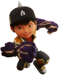 Boboiboy Quake Meme Template