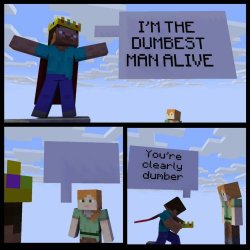 Minecraft Meme Template