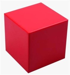 Red cube Meme Template
