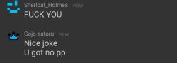 You got no pp Meme Template