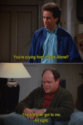 Seinfeld George Are you crying Meme Template