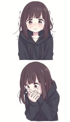 Menhera-chan nervious-cry sick-cry Meme Template
