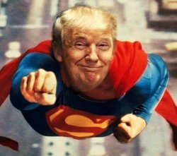 Trump is Superman Meme Template