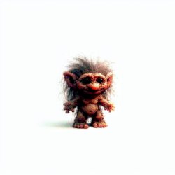 A tiny little, very ugly troll, with a white background. Very lo Meme Template
