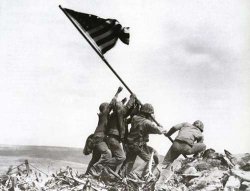 USMC Battle of Iwo Jima Meme Template