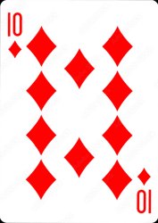 Ten of Diamonds Meme Template