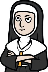 Angry Nun Sister Meme Template