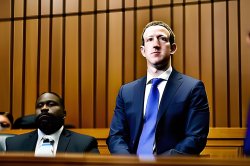 Mark Zuckerberg in court Meme Template