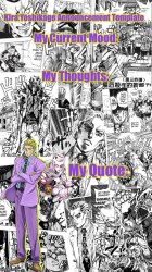 Kira.Yoshikage announcement template Meme Template