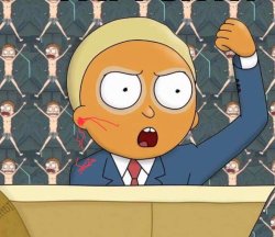 Donald Trump Morty Meme Template