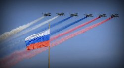 Russia flag and jets Meme Template