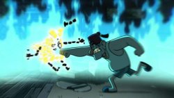 Bill Cipher getting punched Meme Template