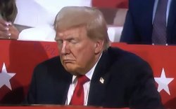 Tired Donald Trump is catching some sleep Meme Template