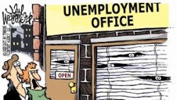 Unemployment Office Cartoon Meme Template