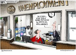 Unemployment Office Cartoon Meme Template