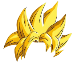 Saiyan Hair Meme Template