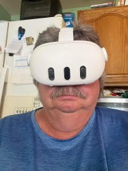 Virtual reality grandpa Meme Template