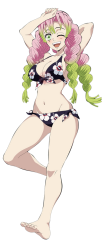Bikini Mitsuri-chan Meme Template