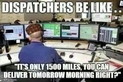 Arrogant Truck Dispatcher Meme Template