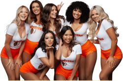 Hooters girls PNG with transparency Meme Template