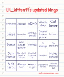 Lil_kitten11's updated bingo Meme Template