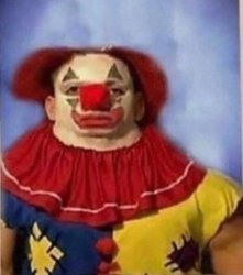 Clown staring Meme Template