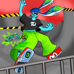 Skatez squidzy promo art Meme Template