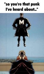 so you're that punk I've heard about... Meme Template