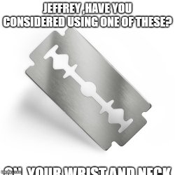 use this against Jeffrey Meme Template