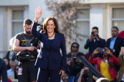 Kamala harris wave Meme Template