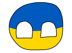 Ukraine countryball Meme Template