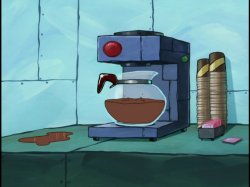 Krusty Krab coffee Meme Template