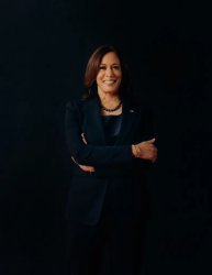 Korrupt Kamala in Black Meme Template