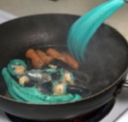 Miku cooking Meme Template