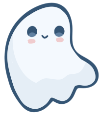 Cute Ghost Smiling Meme Template