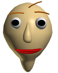 Baldi head Meme Template