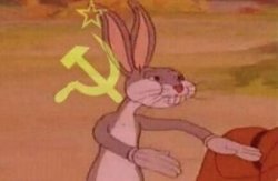 Comunist Bugs Bunny Meme Template