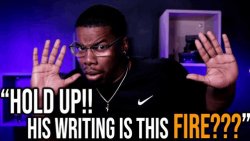 hold up his writing is this fire Meme Template