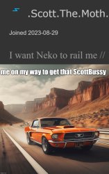 me on my way to get that ScottBussy Meme Template