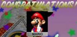 Mario congratulations Meme Template