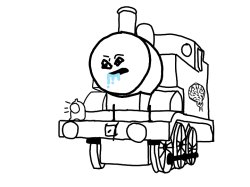 Brainlet train Meme Template