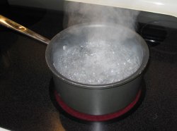 Pan with water on Stove Meme Template