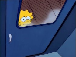 Lisa Looking Through Train Window Meme Template