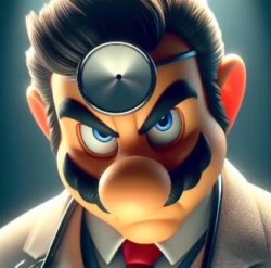 Angry doctor mario ai meme Meme Template