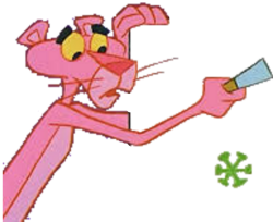 Asterisco pantera rosa asterisk pink panther Meme Template