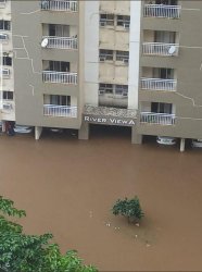 Pune water logging Meme Template